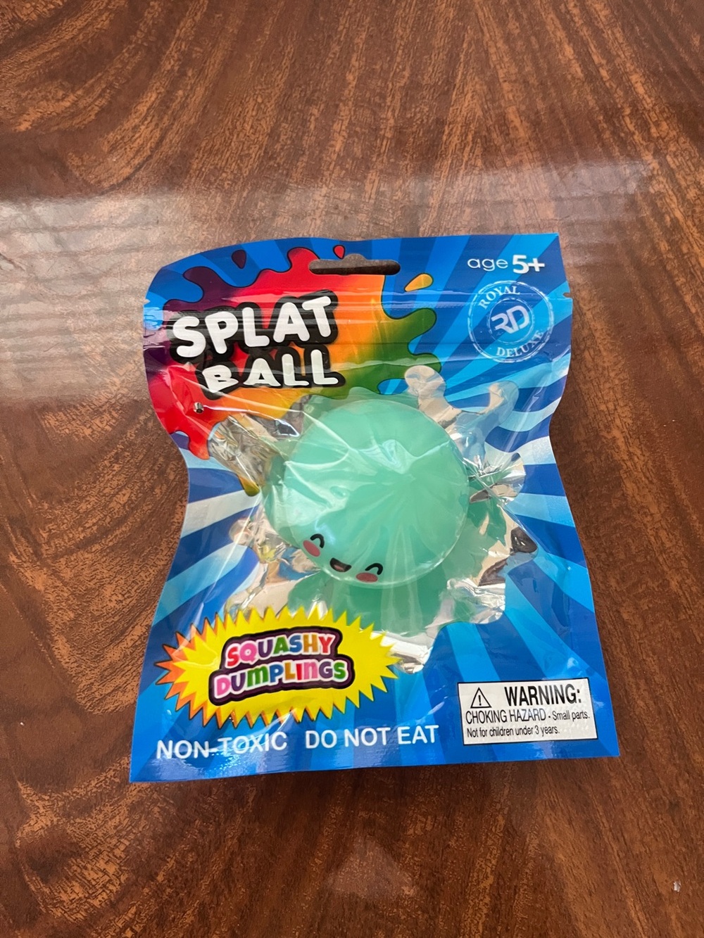 Kawaii Mint Green viral Dumpling Splat Ball Stress Toy